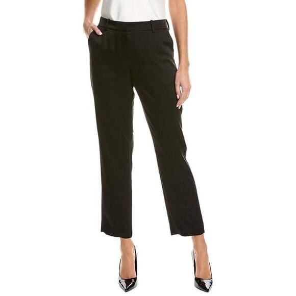 Lafayette 148 New York Clinton Ankle Pants - Black